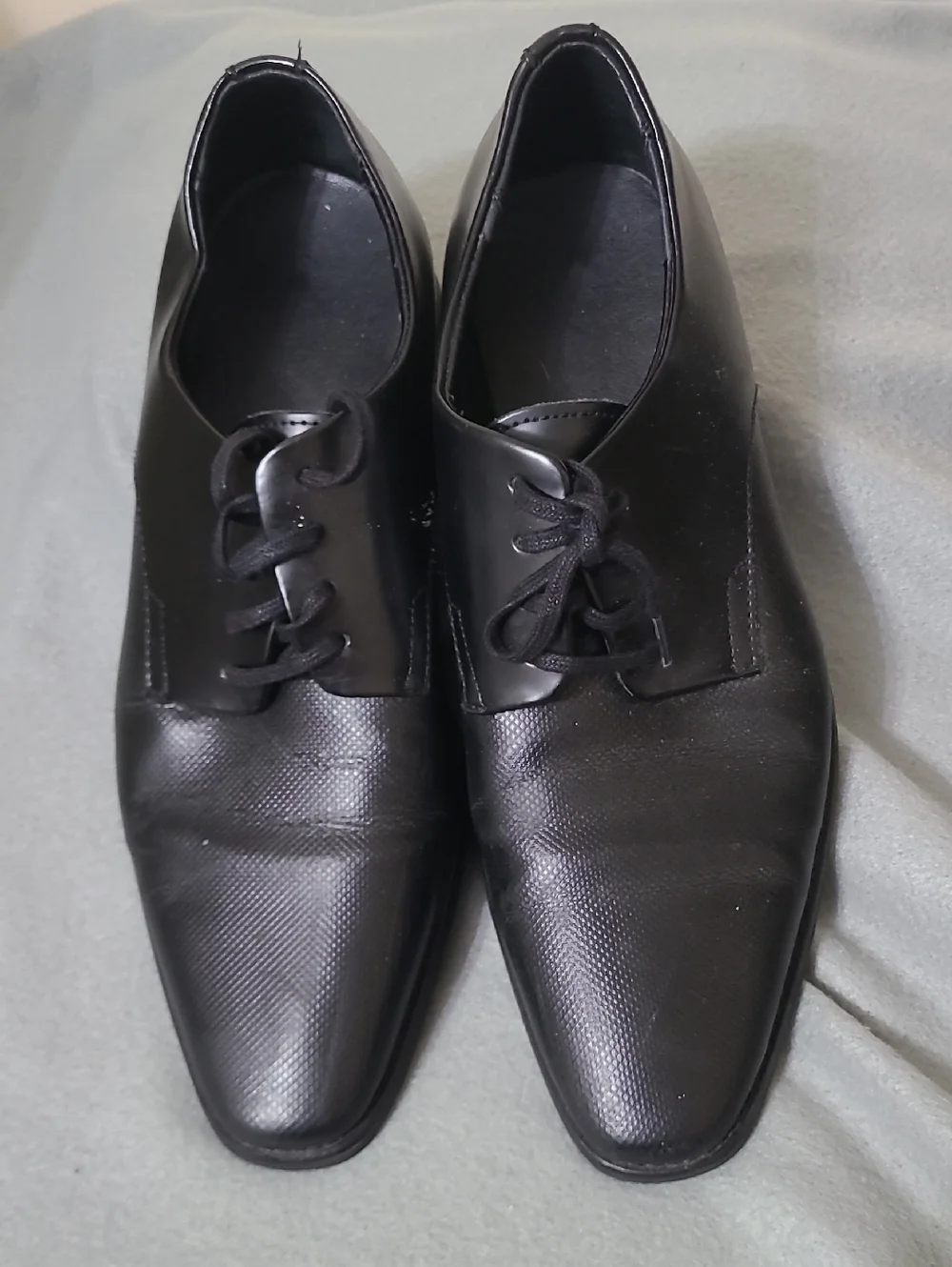 Calvin‎ Klein Men's Black Classic Dress Oxfords - Sleek Formal Shoes - Size 11
